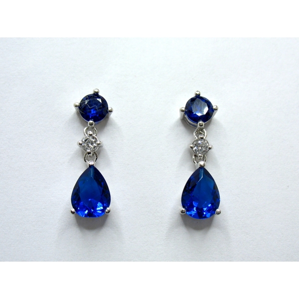 Modrý safír syntetický