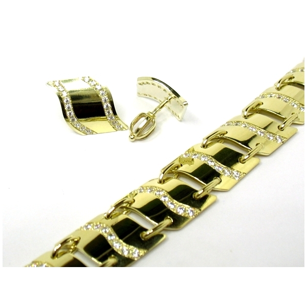 Náramek a náušnice.*