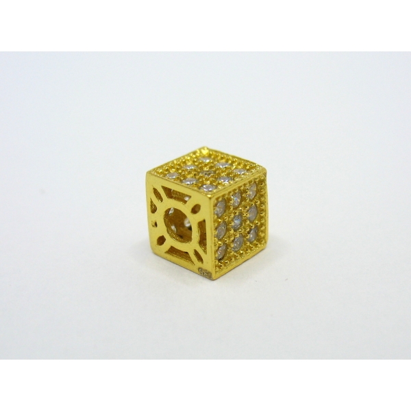 Stříbrný pozlacený přívěšek 36877