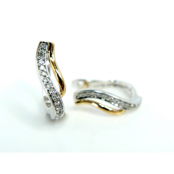 náušnice s brilianty b-36956