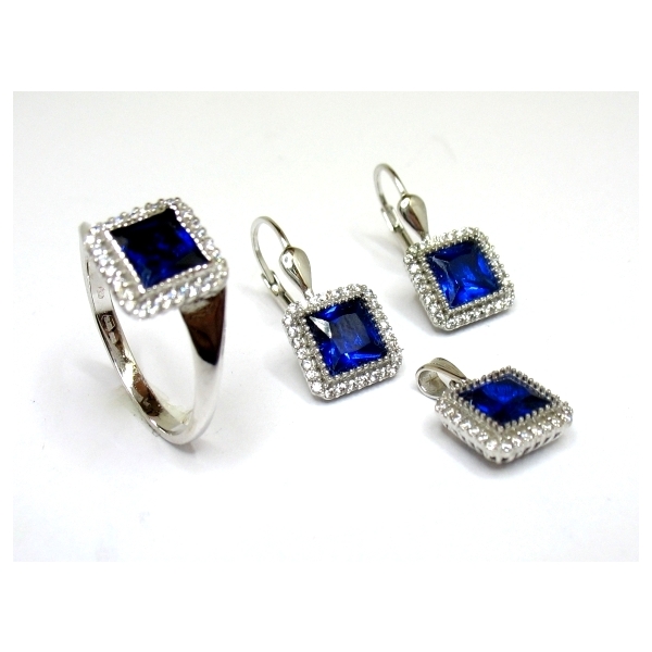 set z bílého zlata