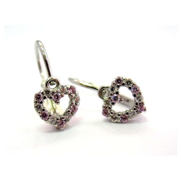 Dětské náušnice srdíčka