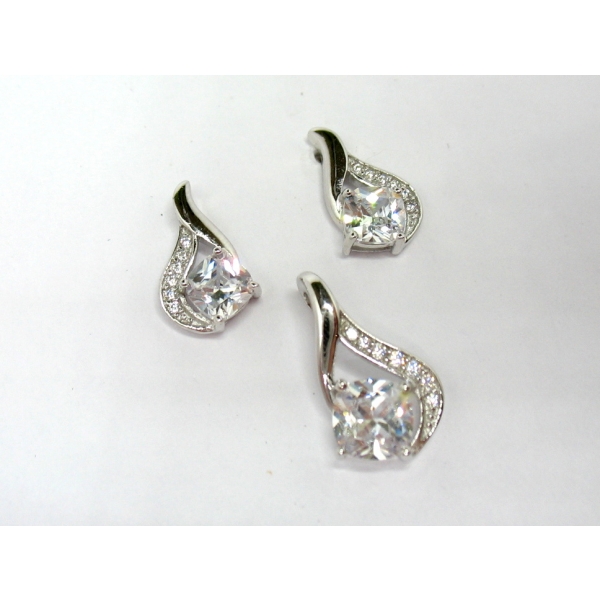 Stříbrná souprava b 37493