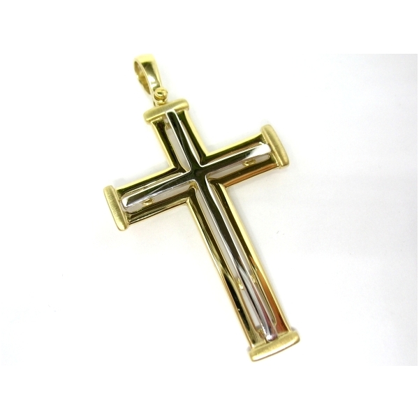 velký zlatý kříž b-37580