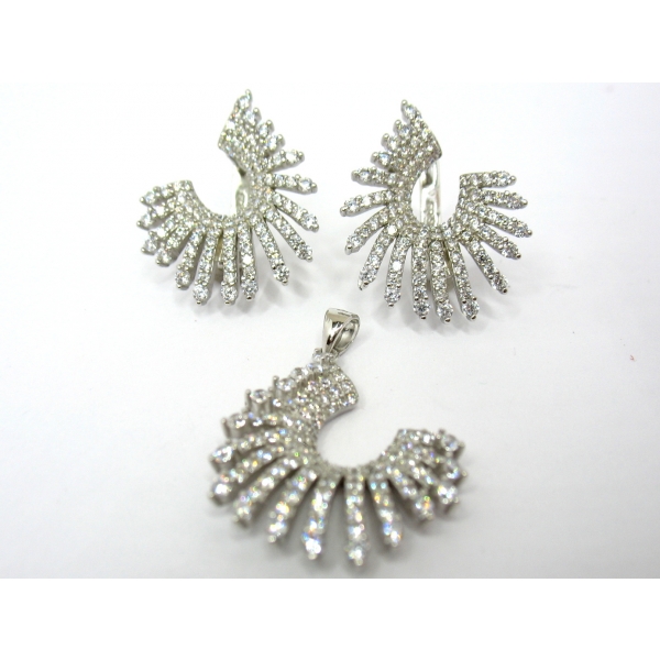 náušnice s přívěškem