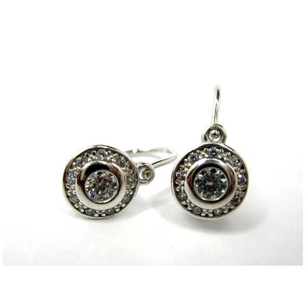 Dětské náušnice se zirkony b-36785