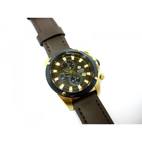 hodinky royal hnědé