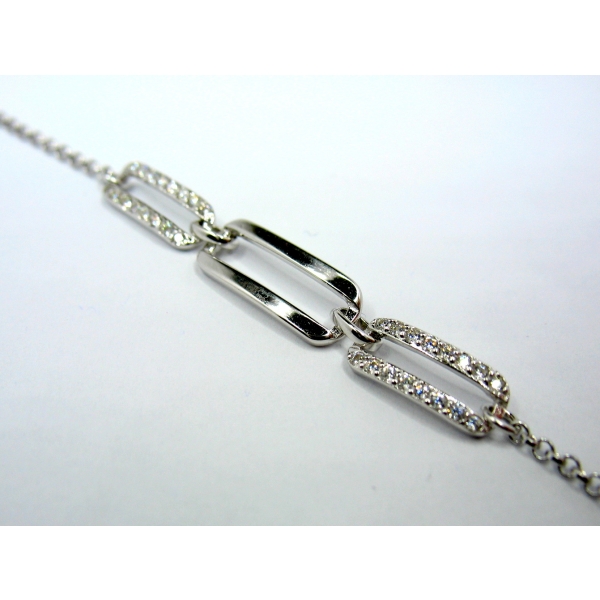 ag náramek se zirkony