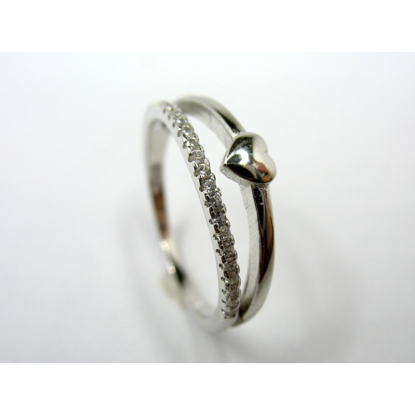 prsten se srdíčkem b 38499