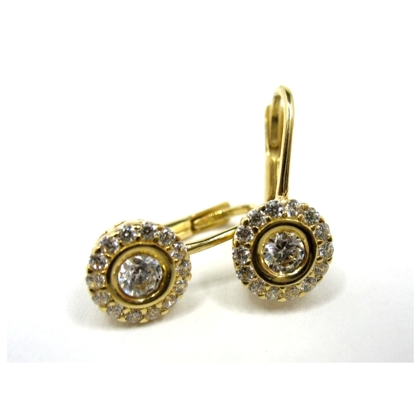 zlaté náušnice b 38255