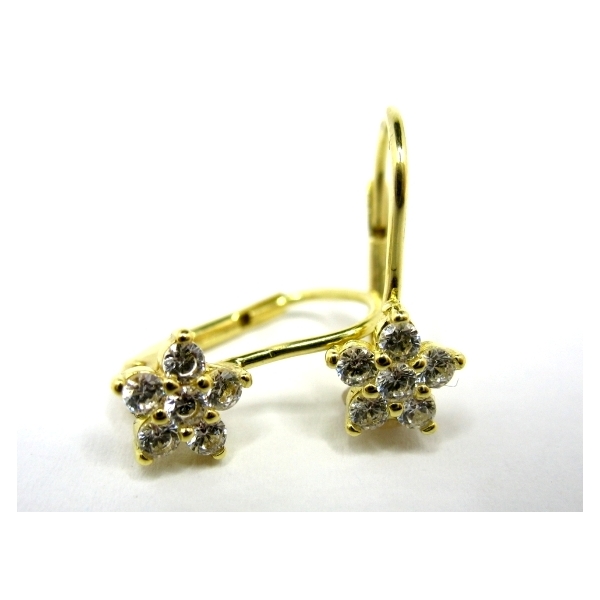 zlaté náušnice hvězdičky