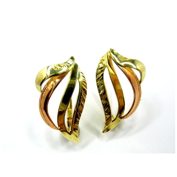 zlaté náušnice b-37177