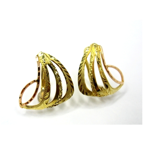 zlaté náušnice  b 40781