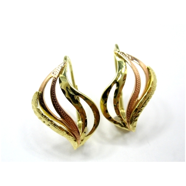 zlaté náušnice b-38257