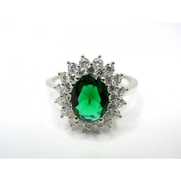 Prsten se zirkony b 38724