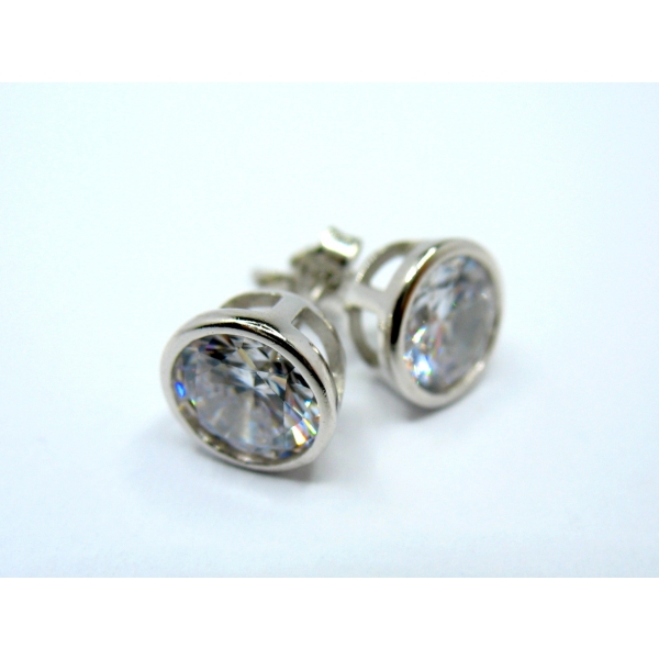 náušnice se zirkony b 38655