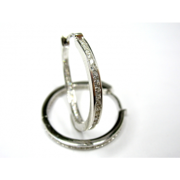 stříbrné kruhy b 38688