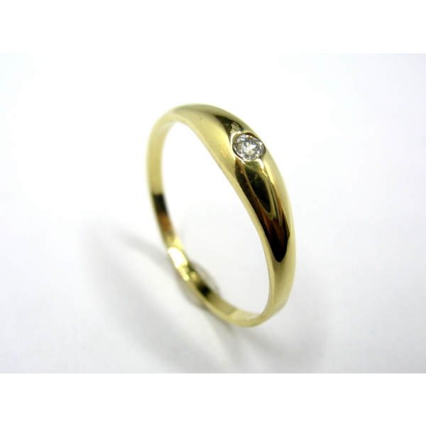 prsten s briliantem B 26570