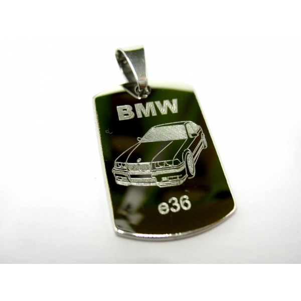 ocelová destička s rytinou