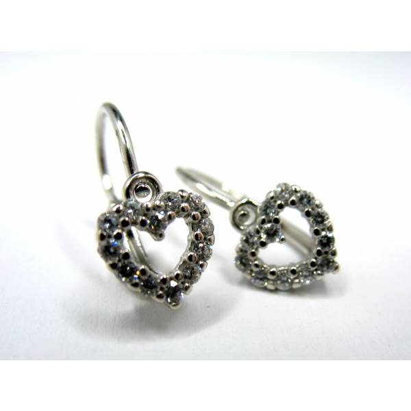 dětské náušnice srdíčka b-39024