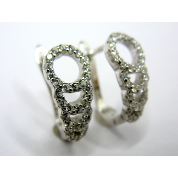 stříbrné náušnice b 39640