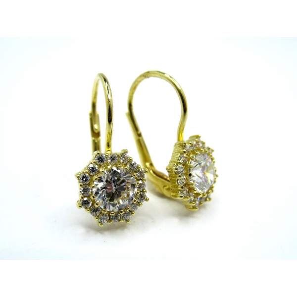 zlaté náušnice b-43083