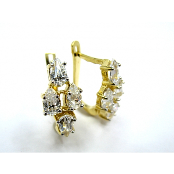 zlaté náušnice b 38375