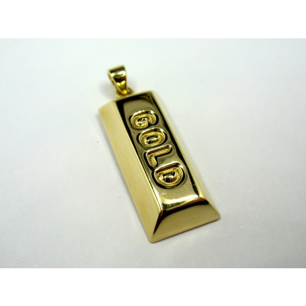 zlatý přívěšek cihla b 40862