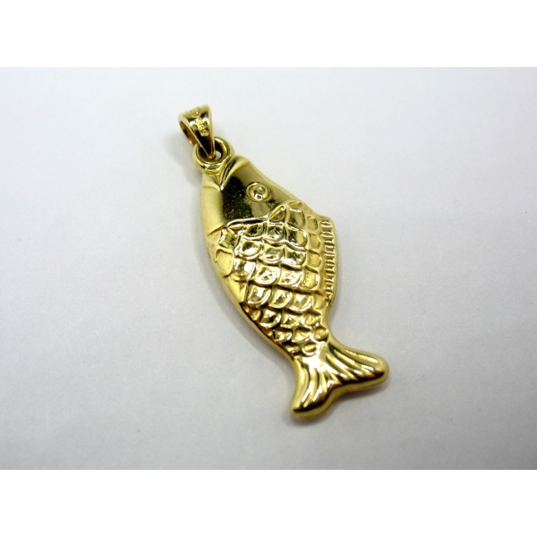 zlatý přívěšek ryba B 40865