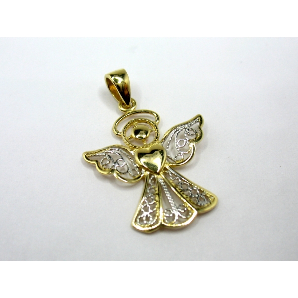 zlatý přívěšek anděl b 40845