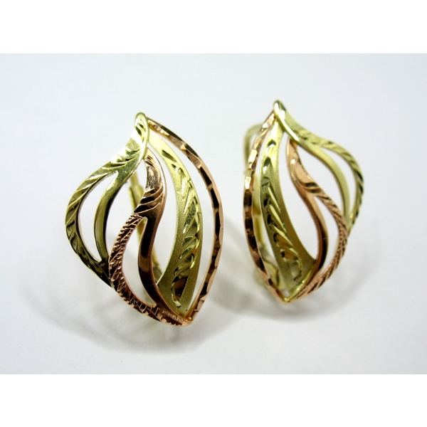 zlaté náušnice B 40779