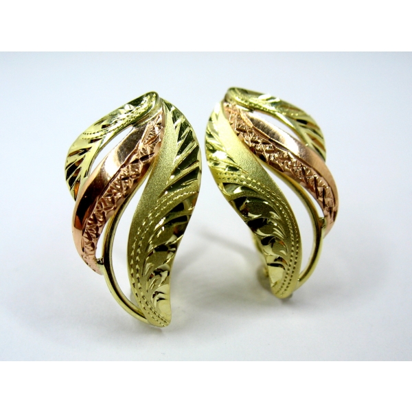 zlaté náušnice b 40782