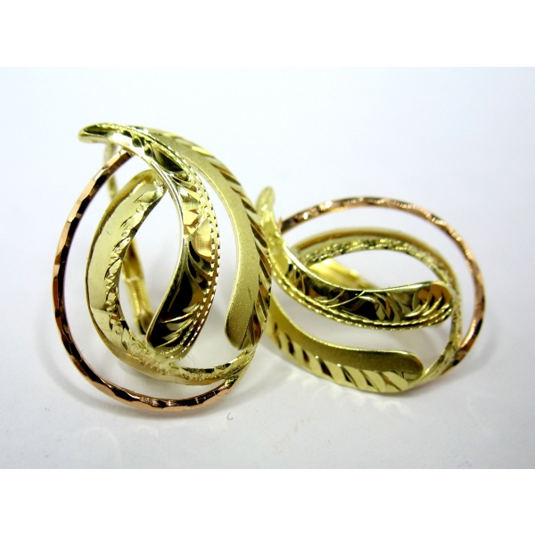 zlaté náušnice b 40778