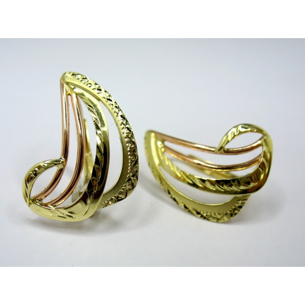 zlaté náušnice b 40780