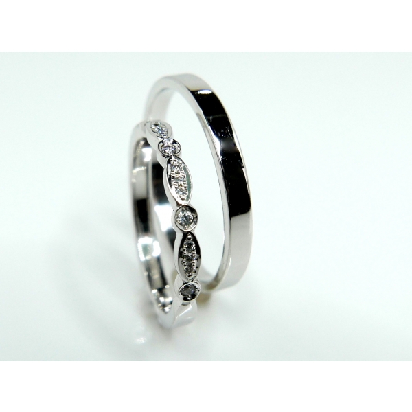 stříbrné snubní  prsteny l-212/ag