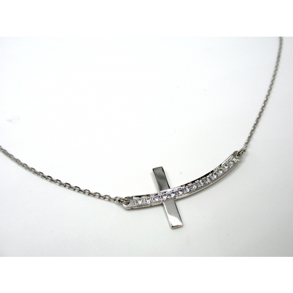 zlatý náhrdelník s křížkem b 41006