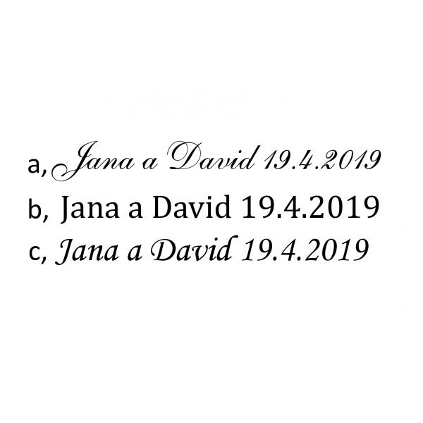 snubní prsteny-rytí