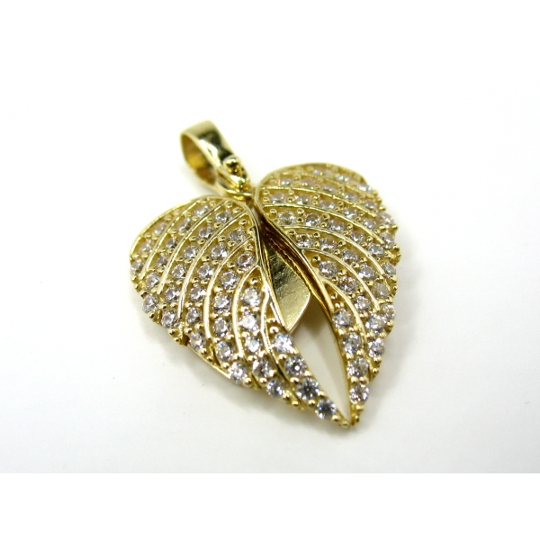 přívěšek křídla/srdce b 41208