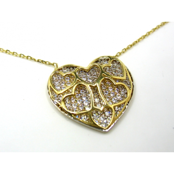 řetízek se srdcem b 41211