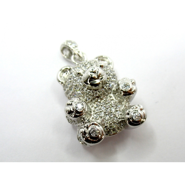 přívěšek medvěd se zirkony
