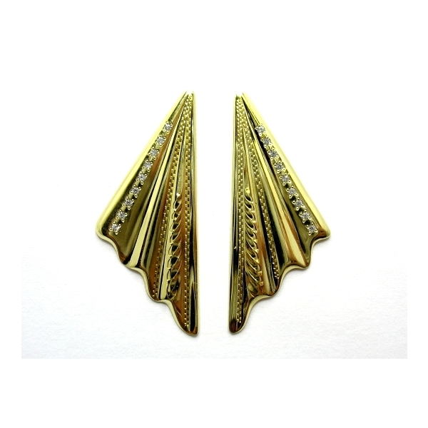 zlaté NÁUŠNICE b-11855