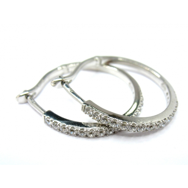 stříbrné kruhy b 41556