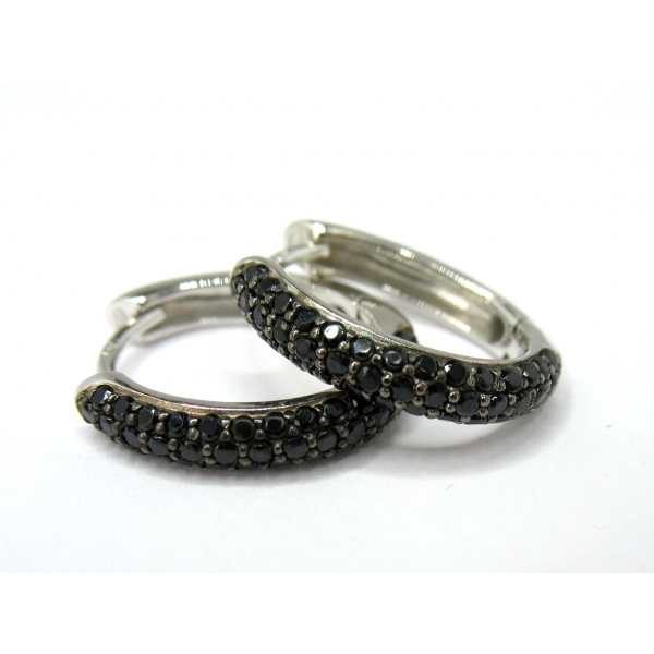 stříbrné náušnice b b 41551