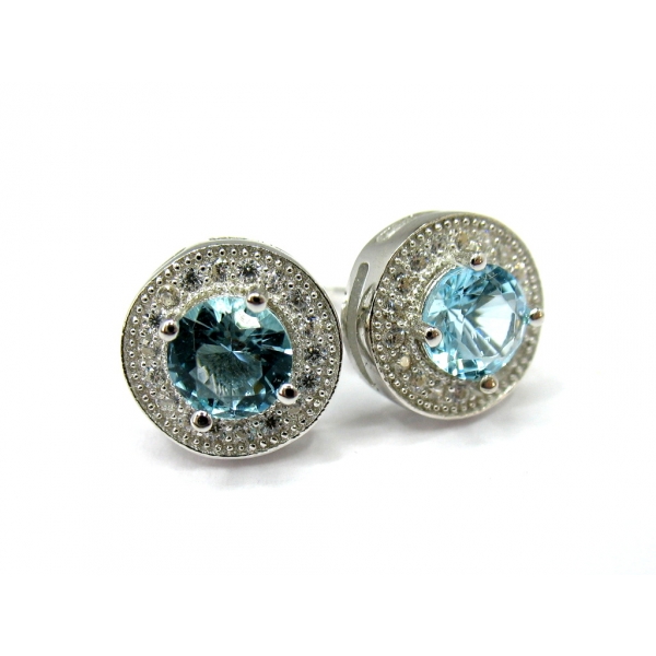 stříbrné náušnice b 41593