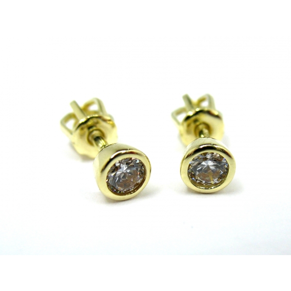 zlaté náušnice b 41717