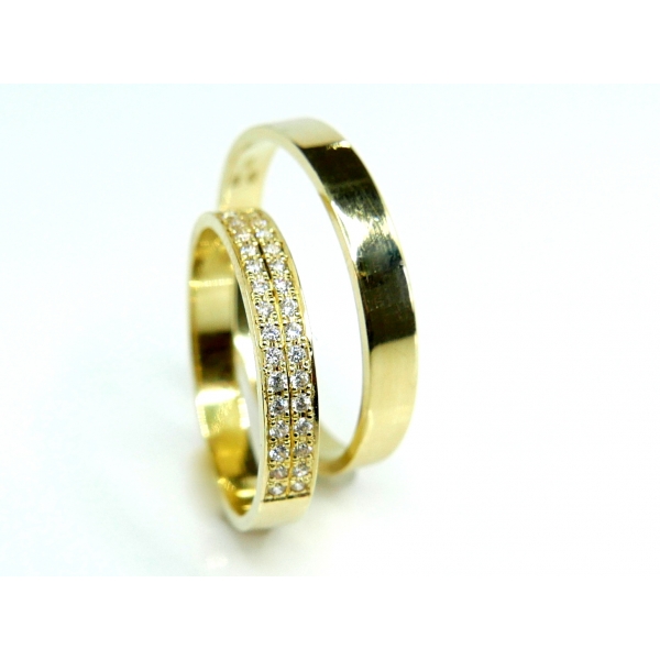 snubní prsteny l-189 žl