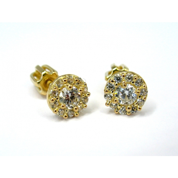 zlaté náušnice b-43231