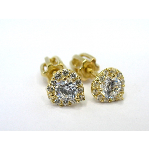 zlaté náušnice b-43232 *