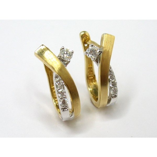 náušnice s brilianty b-37367