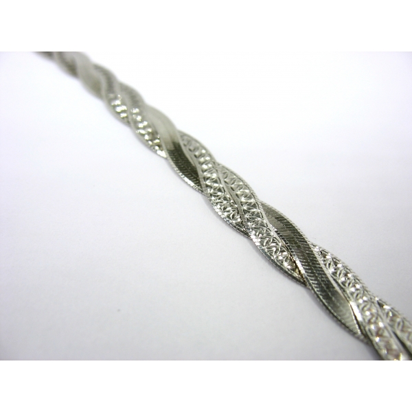 stříbrný náramek b-43256